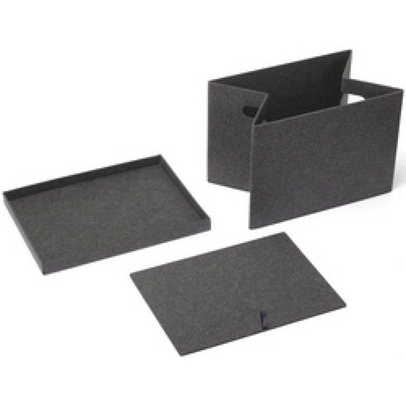 NHG Boîte de rangement VEGA FELT STORAGE, S, gris foncé