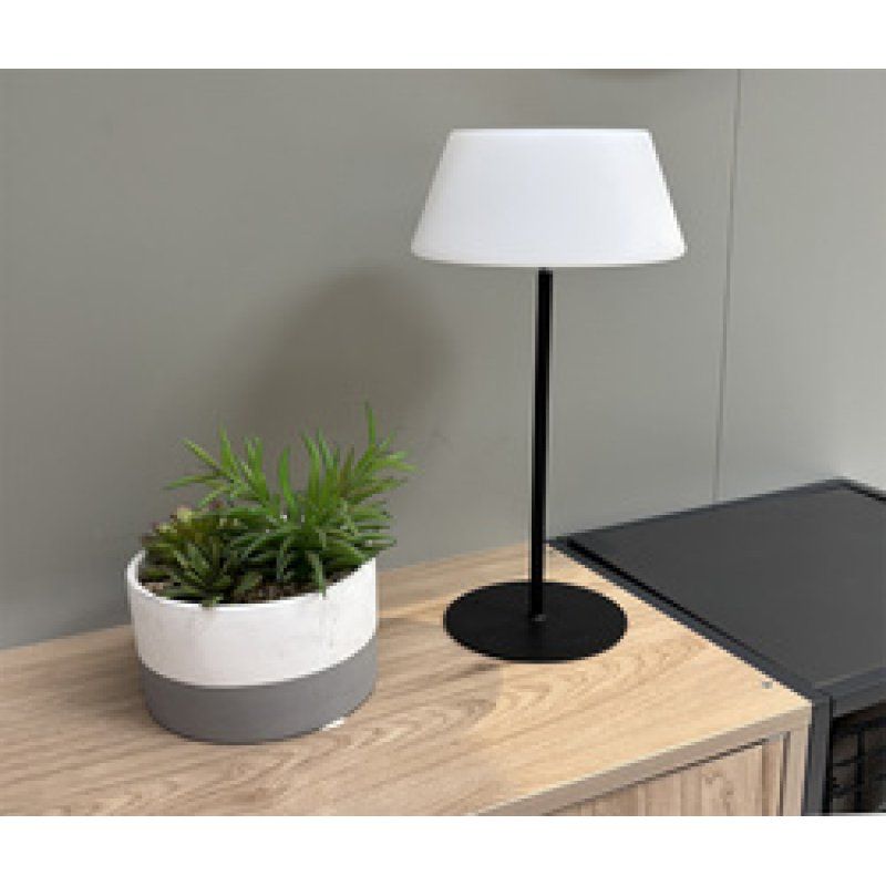 UNiLUX Lampe rechargeable à LED LOOMPA, sur pied, noir