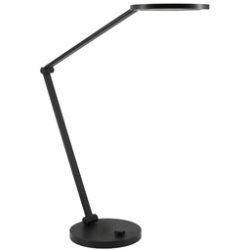 UNiLUX Lampe de bureau à LED OMEGA, sur pied, noir