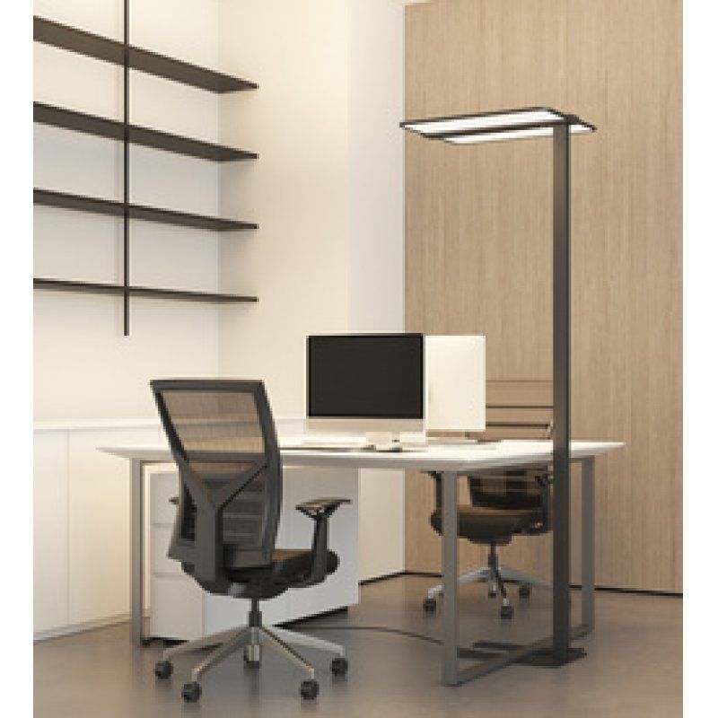 UNiLUX Lampadaire à LED ATLAS, hauteur: 1.950 mm, noir