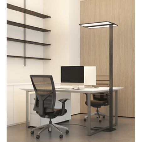 UNiLUX Lampadaire à LED ATLAS, hauteur: 1.950 mm, noir