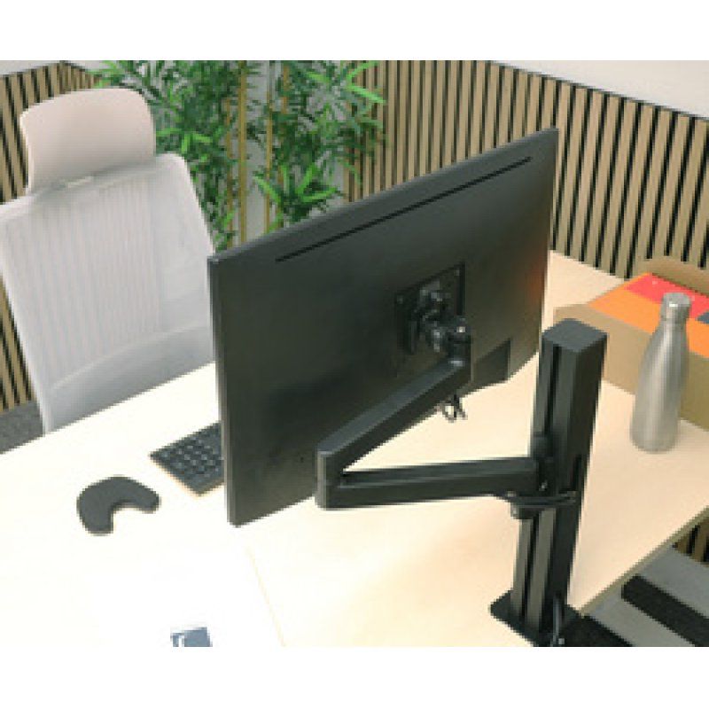 UNiLUX Bras support pour écran AXIO, pince, noir