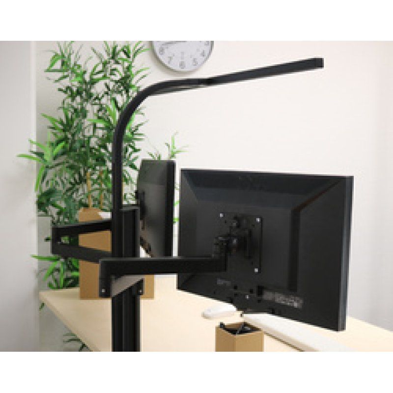 UNiLUX Bras support pour écran AXIO, pince, noir