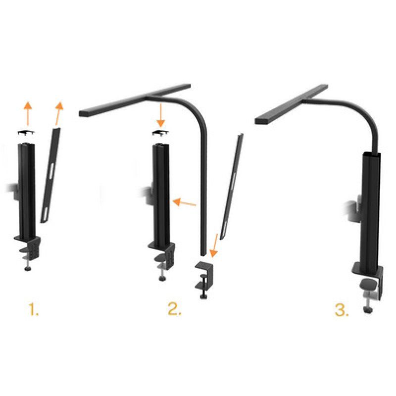 UNiLUX Lampe LED STRATA LUMINO Support pour écran