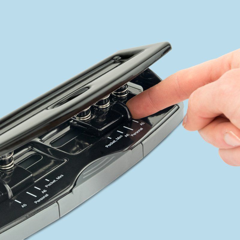 Rapesco 1725 perforateur papier 9 feuilles Noir