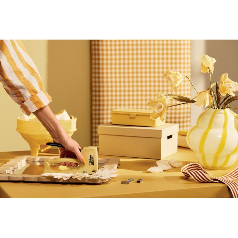 Rapid Agrafeuse manuelle R13 Blomster, jaune