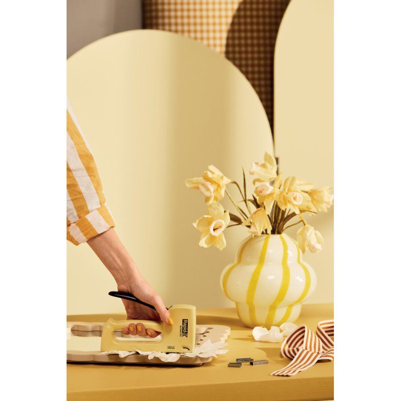 Rapid Agrafeuse manuelle R13 Blomster, jaune