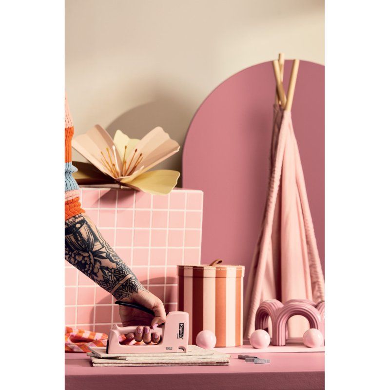 Rapid Agrafeuse manuelle R13 Ljung, rose