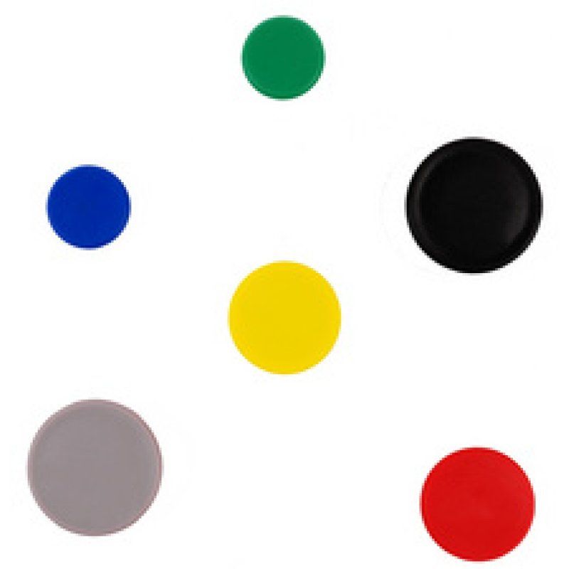 magnetoplan Aimant rond "Basic", 24 mm, couleurs assorties