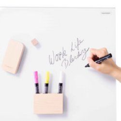 magnetoplan Tableau verre & feutre, (L)760 x (H)1.800 mm