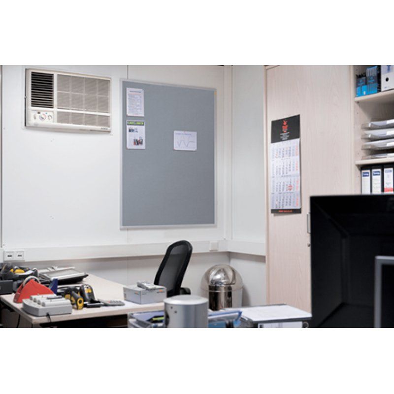 Franken X-tra!Line tableau d'affichage Intérieure Gris Aluminium