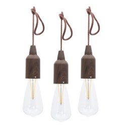 Securit Lampe LED rechargeable COPENHAGUE, set de 3