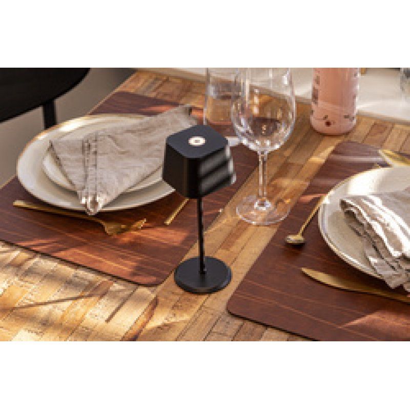 Securit Lampe de table LED rechargeable MALTE, blanc