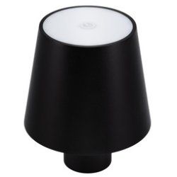 Securit Lampe sur bouteille LED rechargeable PARIS, noir