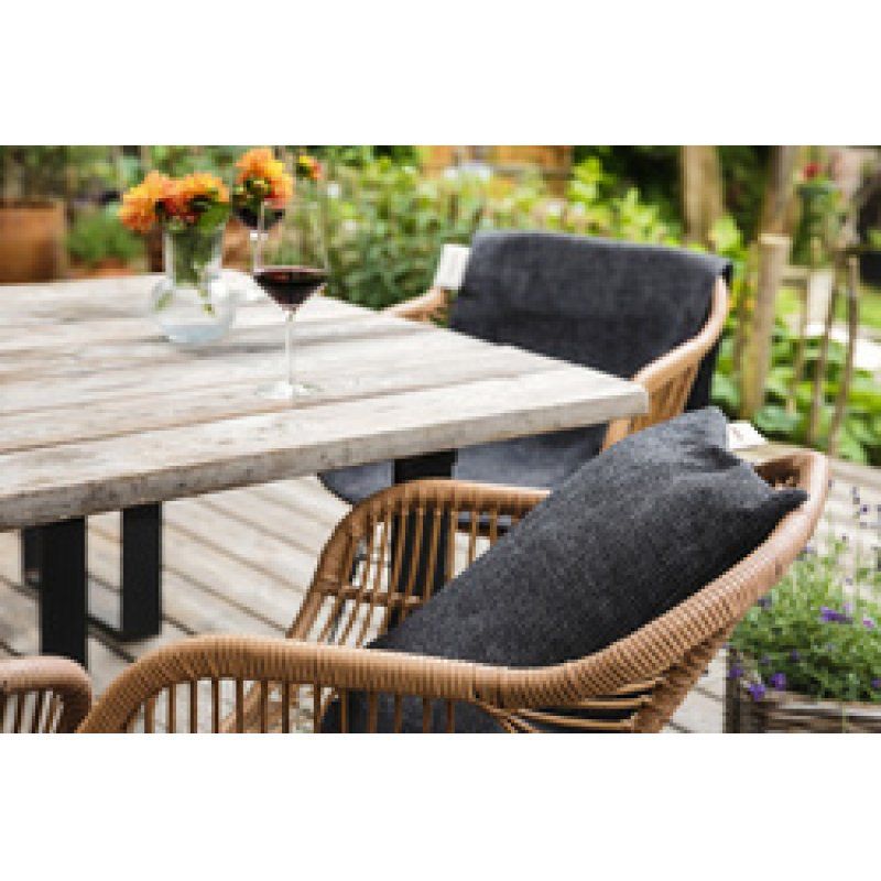 Montandor Coussin chauffant à infrarouge, gris foncé