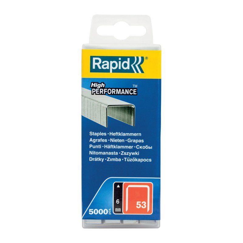 Rapid Agrafe fil fin no. 53, 6 mm, grand paquet