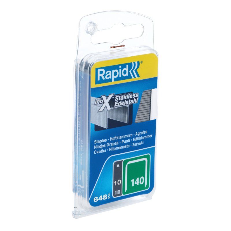 Rapid Agrafe fil plat no. 140, 10 mm, petit paquet