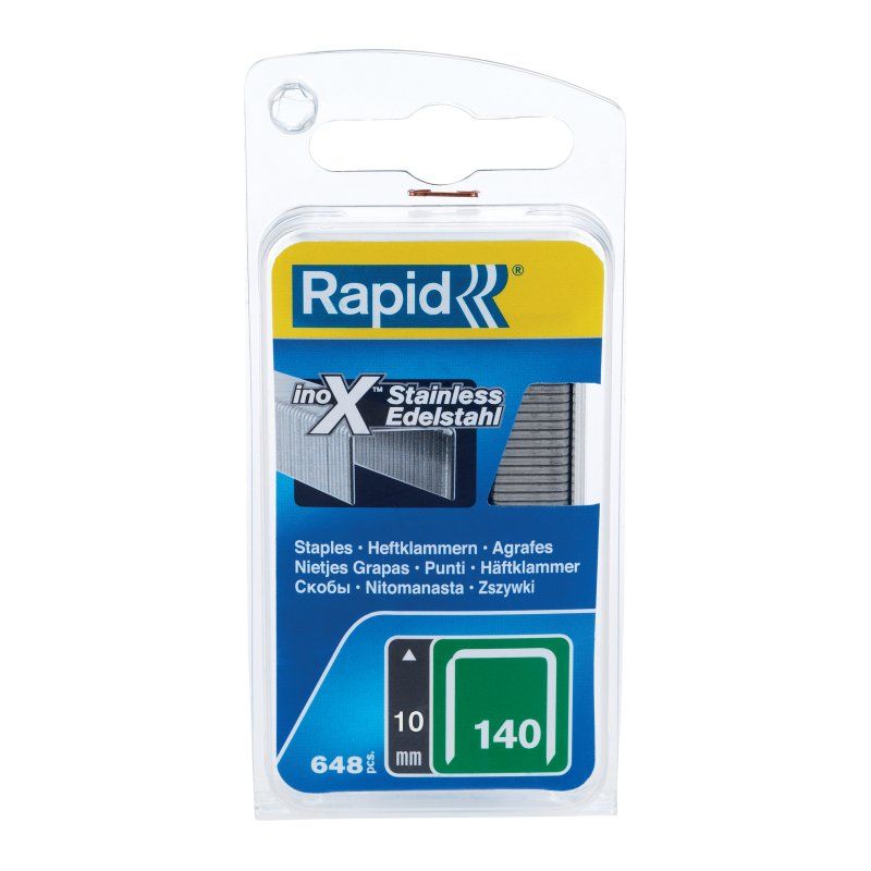 Rapid Agrafe fil plat no. 140, 10 mm, petit paquet