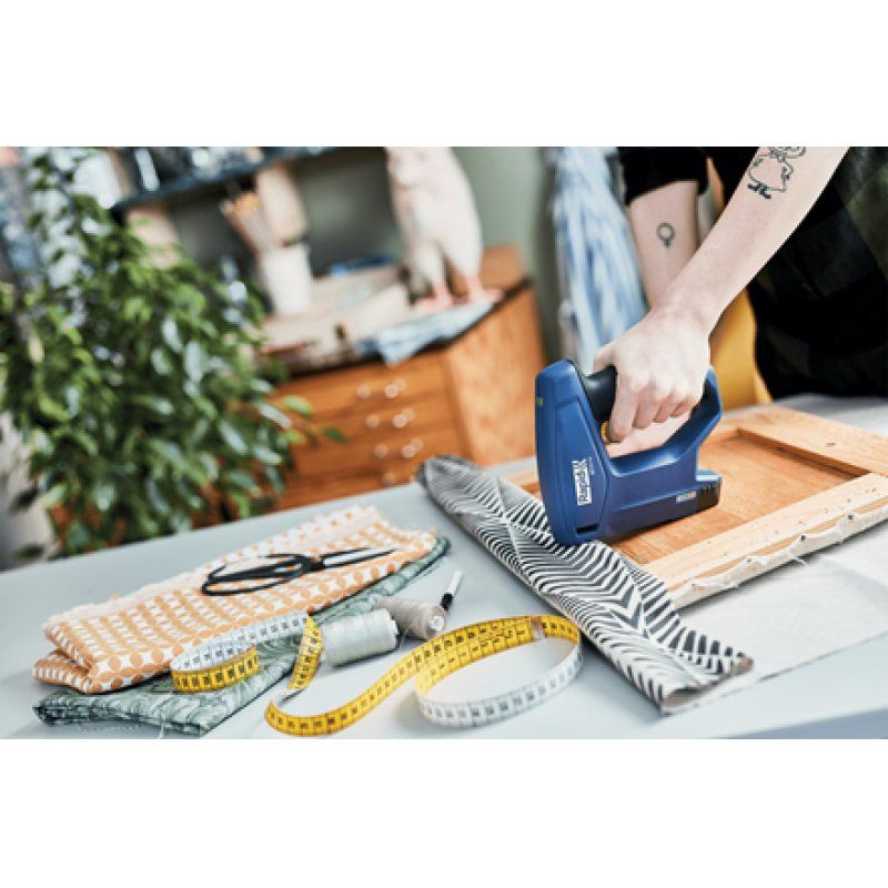 Rapid Agrafeuse électrique sans fil BTX10, bleu