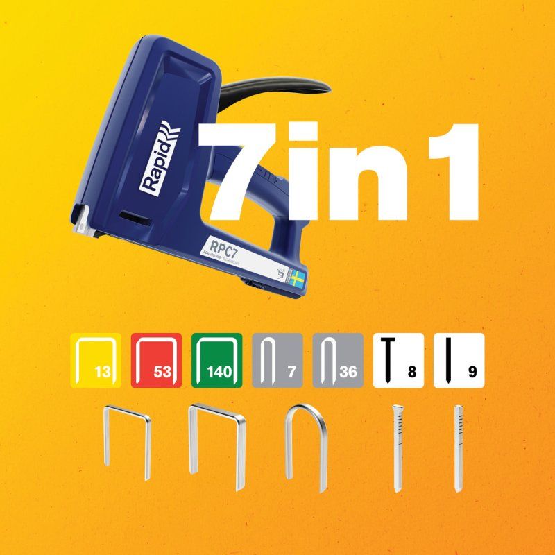 Rapid 5001632 manual staple gun Blue