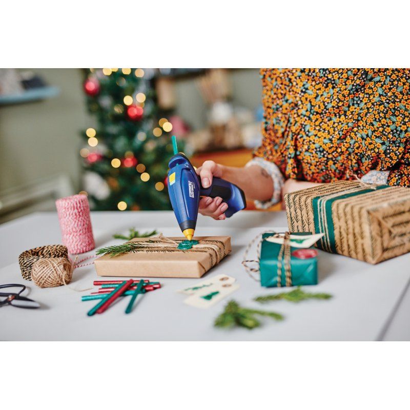 Rapid Pistolet à colle sans fil BGX7, 10 watts, bleu/jaune