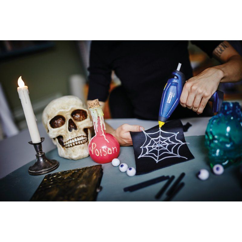 Rapid Pistolet à colle sans fil BGX7, 10 watts, bleu/jaune