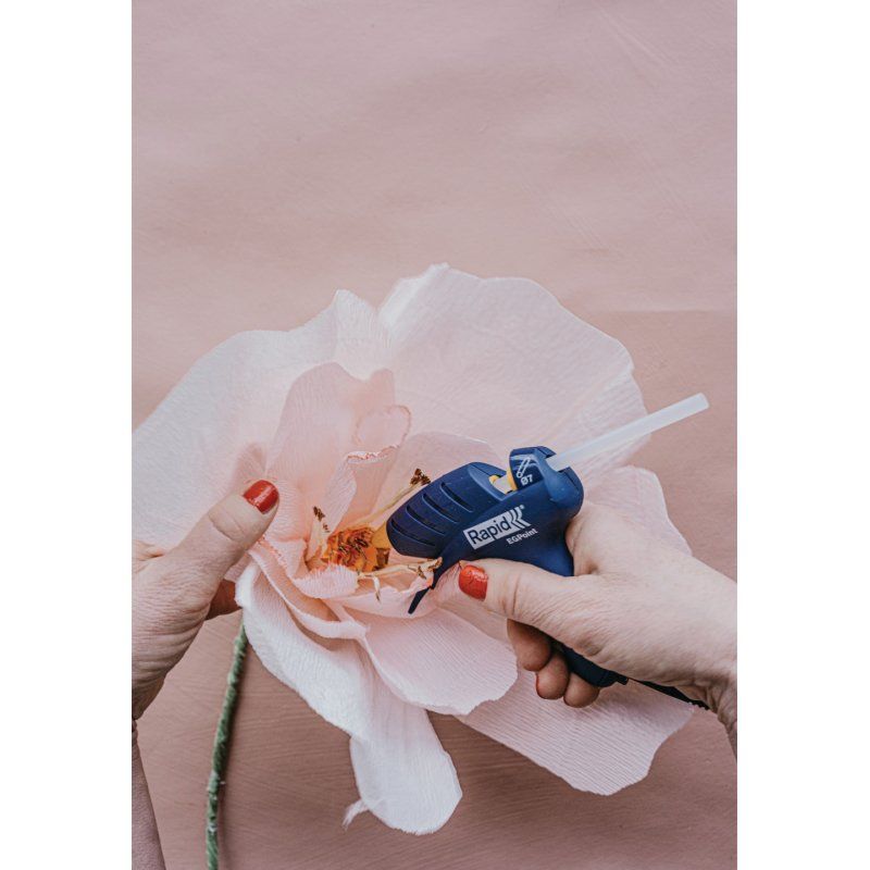 Rapid Pistolet à colle EG Point, cordon amovible, bleu/jaune