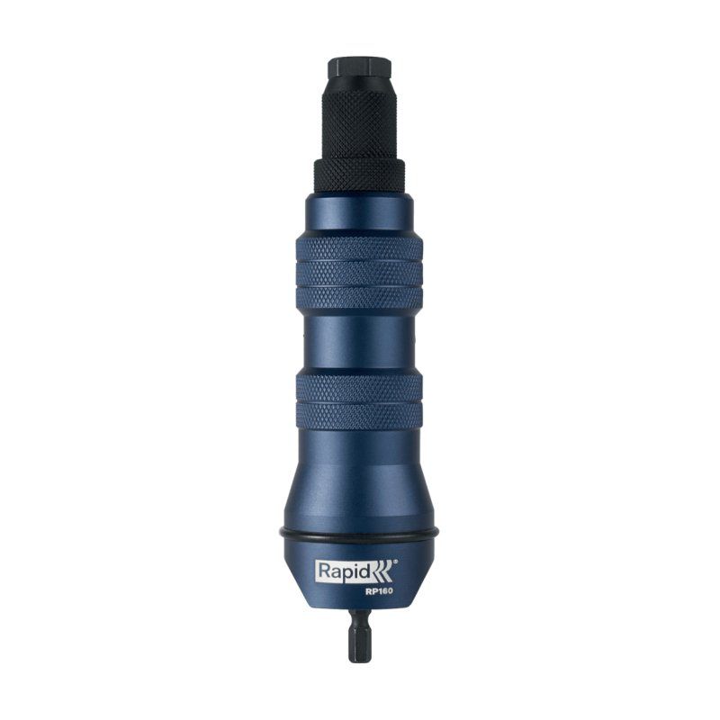 Rapid Adaptateur/riveteur RP160, alu/acier, bleu