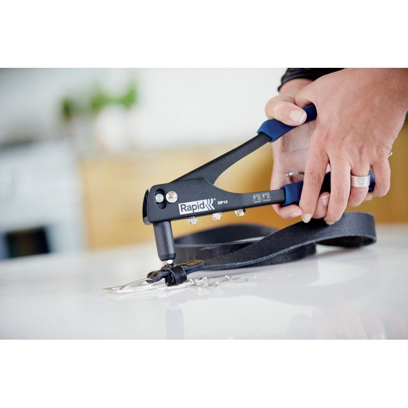 Rapid Pince à riveter RP10 Starter Kit, noir/bleu