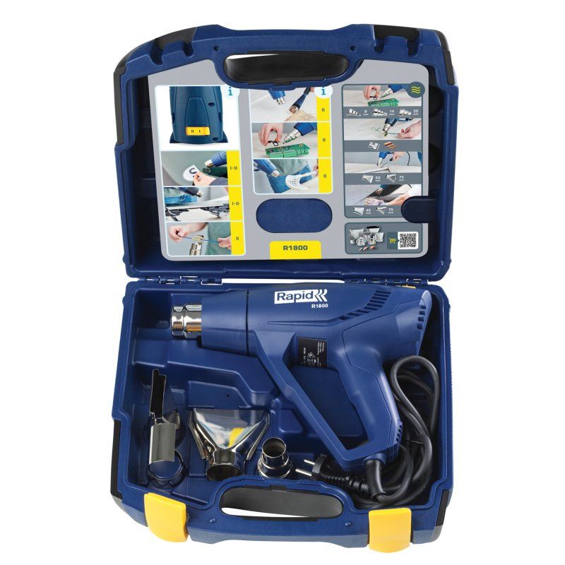 Rapid 5001350 heat gun Hot air gun 450 l/min 550 °C 1800 W Blue