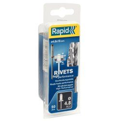 Rapid Rivet aveugle universel, 4,8 x 16 mm, en aluminium