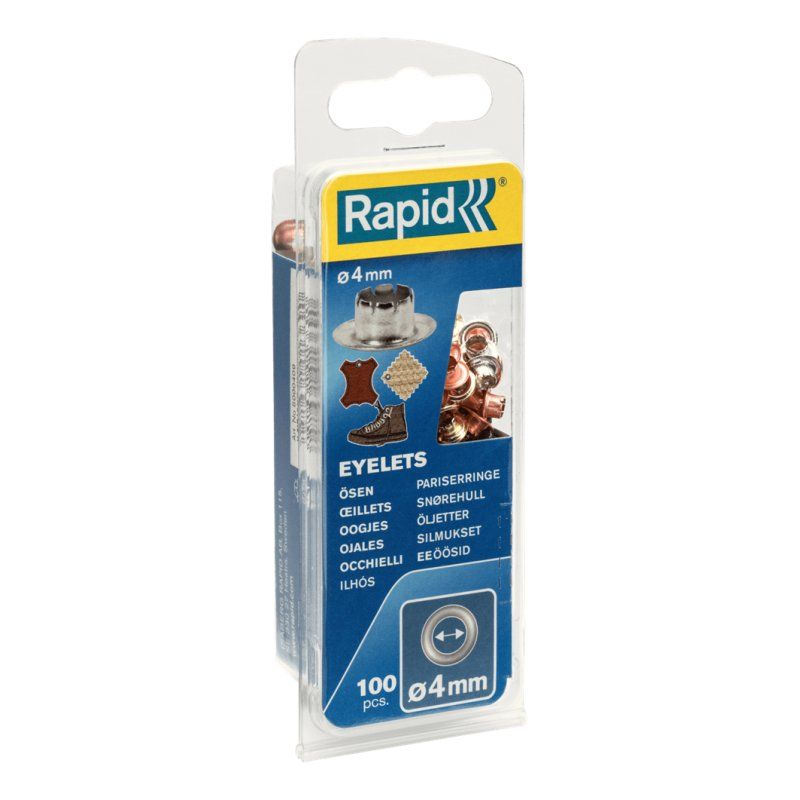Rapid 5000409 oeillet, passe-fil et agrafe Œillet