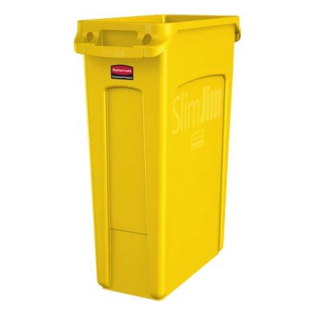 Rubbermaid 1956188 poubelle Rectangulaire Résine Jaune