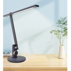 PAPERFLOW Lampe de table à LED BENTO, socle, argent brossé