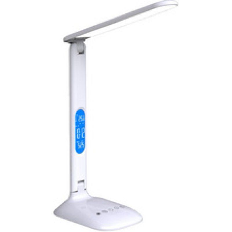 PAPERFLOW Lampe de table à LED FOLEY, socle, blanc