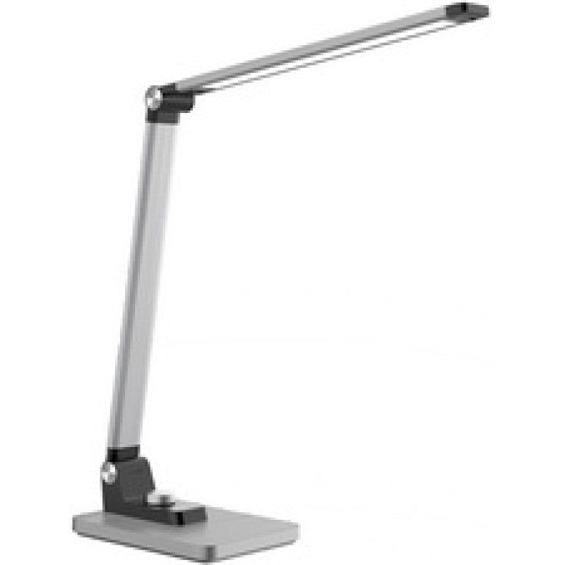 PAPERFLOW Lampe de table à LED JOA, socle, gris métallisé