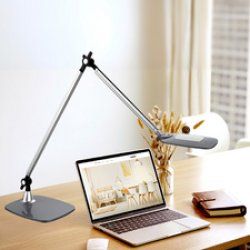 PAPERFLOW Lampe de table à LED JIM, socle, argent