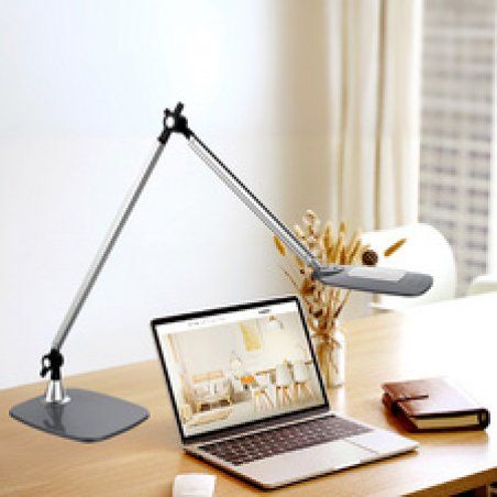 PAPERFLOW Lampe de table à LED JIM, socle, argent