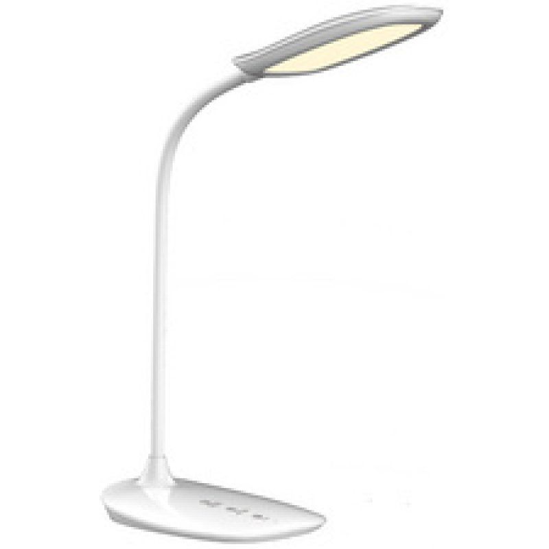 PAPERFLOW Lampe de table à LED LEON, socle, blanc