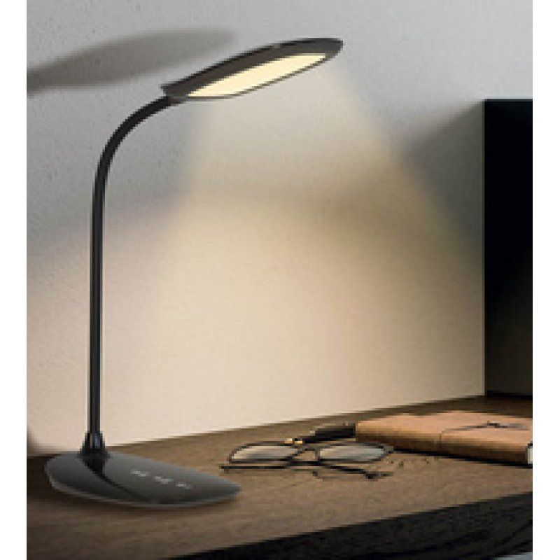 PAPERFLOW Lampe de table à LED LEON, socle, blanc