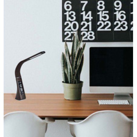 PAPERFLOW Lampe de table à LED CLARK, socle, noir