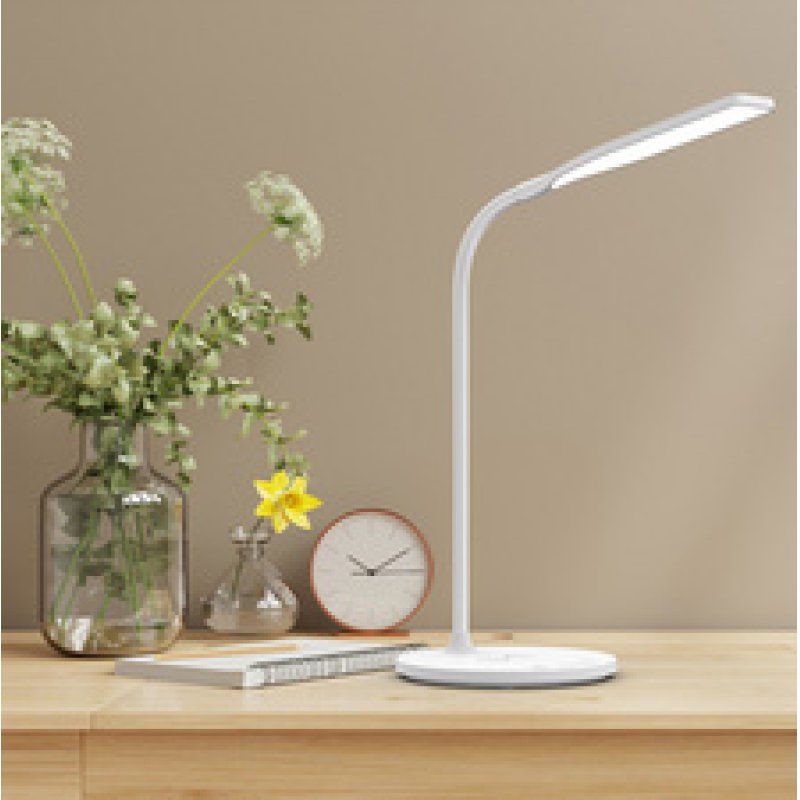 PAPERFLOW Lampe de table à LED IRENE, socle, blanc