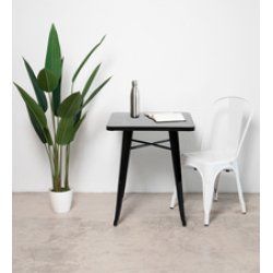 PAPERFLOW Table d'extérieur URBAN, 600 x 600 mm, noir