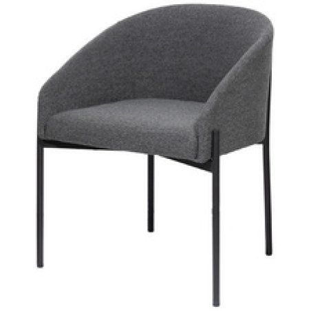 PAPERFLOW Fauteuil visiteur MILO, gris