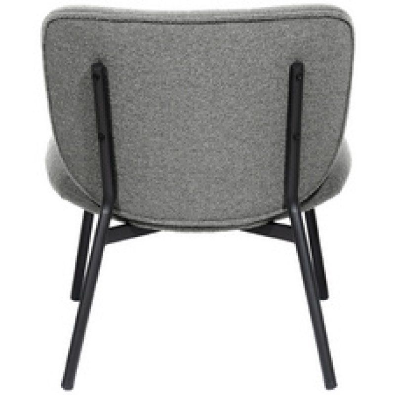 PAPERFLOW Fauteuil visiteur TWIST, noir