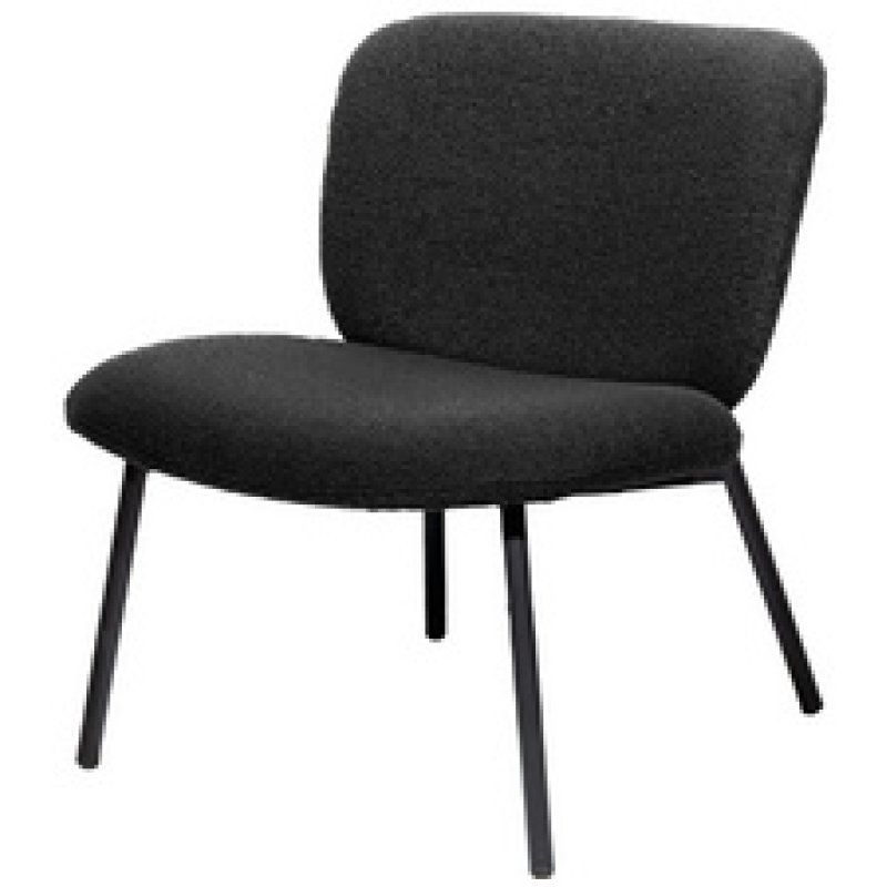 PAPERFLOW Fauteuil visiteur TWIST, anthracite