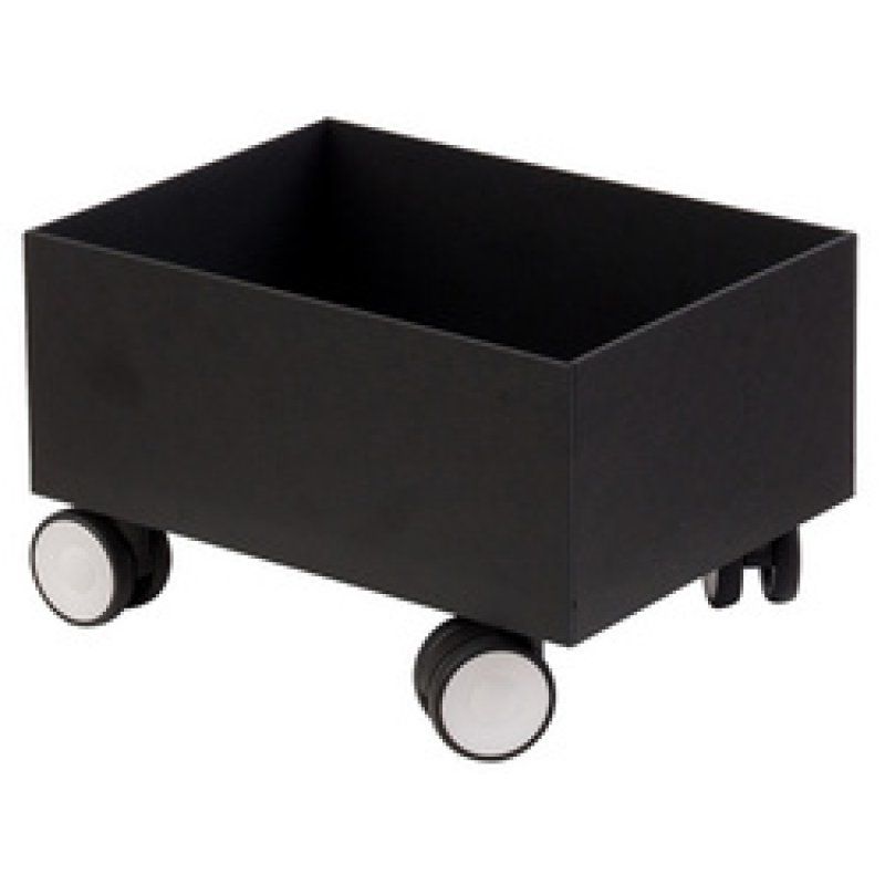 PAPERFLOW Rollsockel für 1 Wertstoffsammelbox, weiß