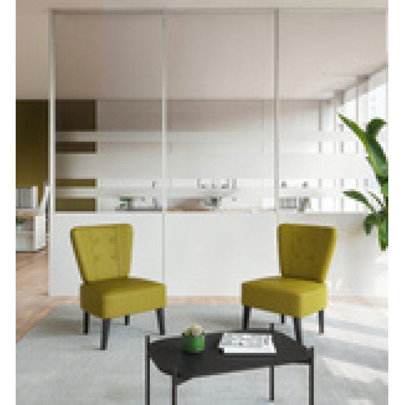 PAPERFLOW Fauteuil visiteur Brighton, simili cuir, vert