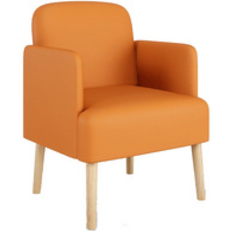 PAPERFLOW Fauteuil visiteur Brooks, simili cuir, vert