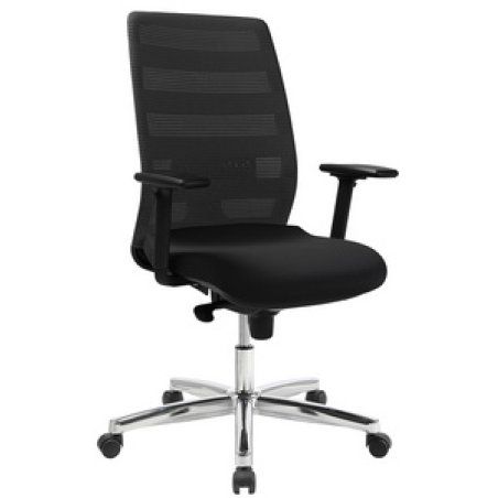 Topstar Fauteuil de bureau "Airpoint II", noir/ocre